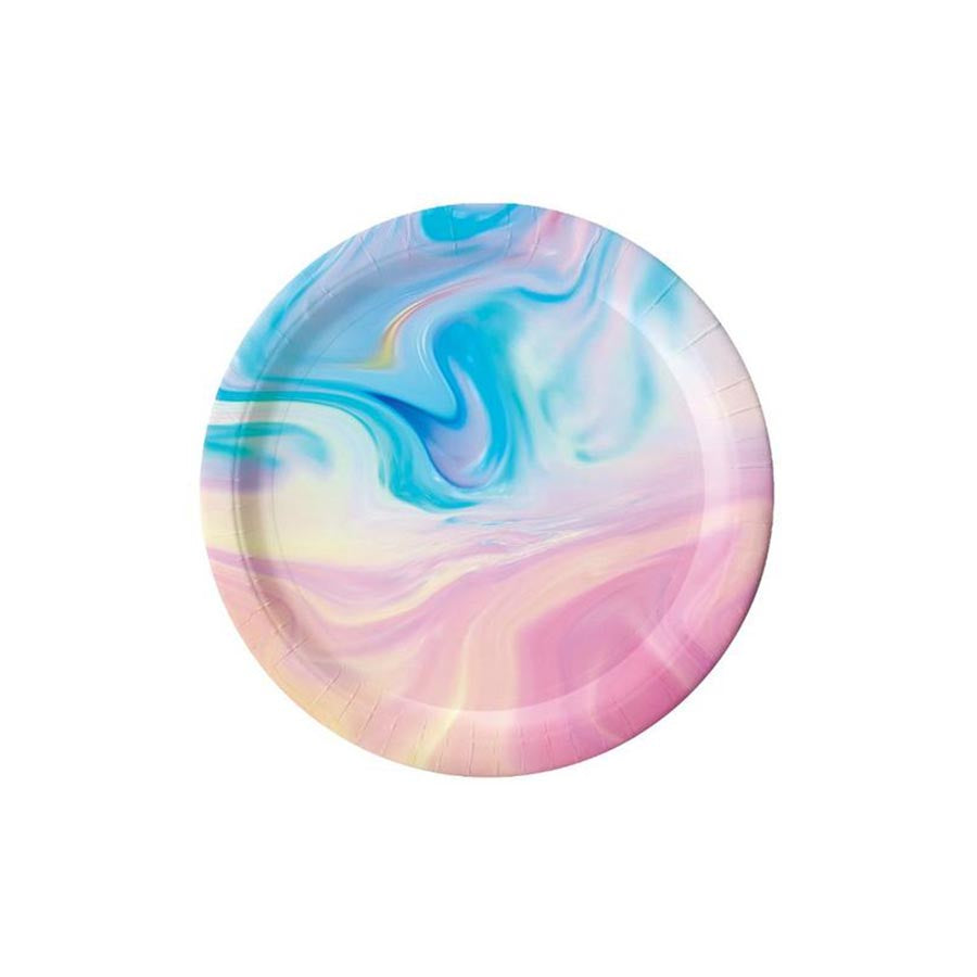 Πιάτα φαγητού Παστέλ Mix (6 τεμ)