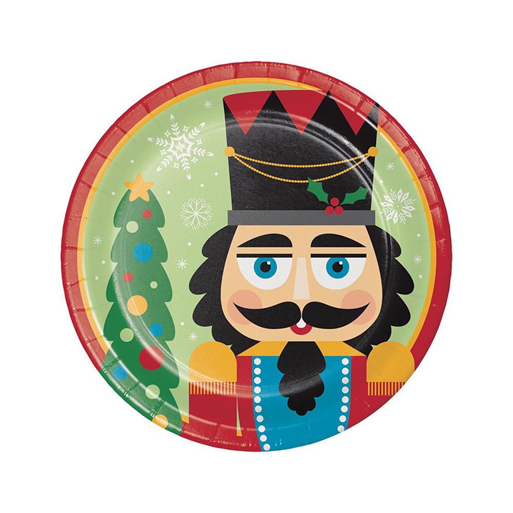 Χάρτινο πιάτο φαγητού Καρυοθραύστης 22.2εκ