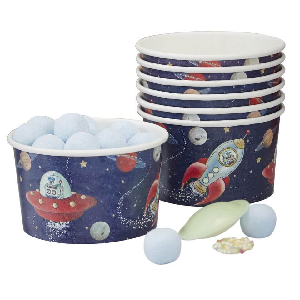 Κυπελλάκια παγωτού και γλυκισμάτων Space Adventure