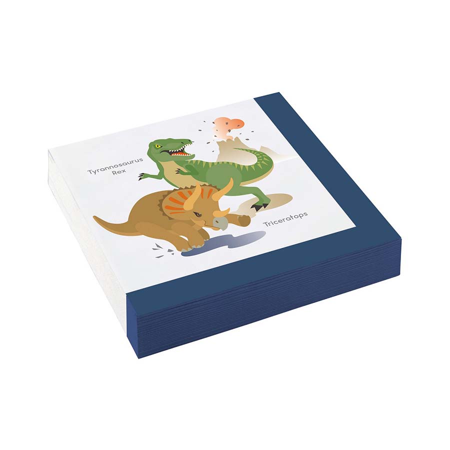 Χαρτοπετσέτες με θέμα δεινοσαύρους 20τεμ