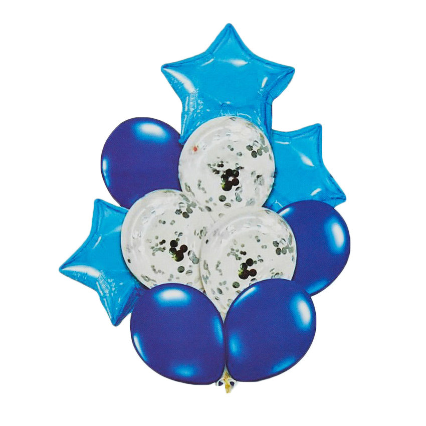 Σετ μπαλόνια μπλε 10τεμ