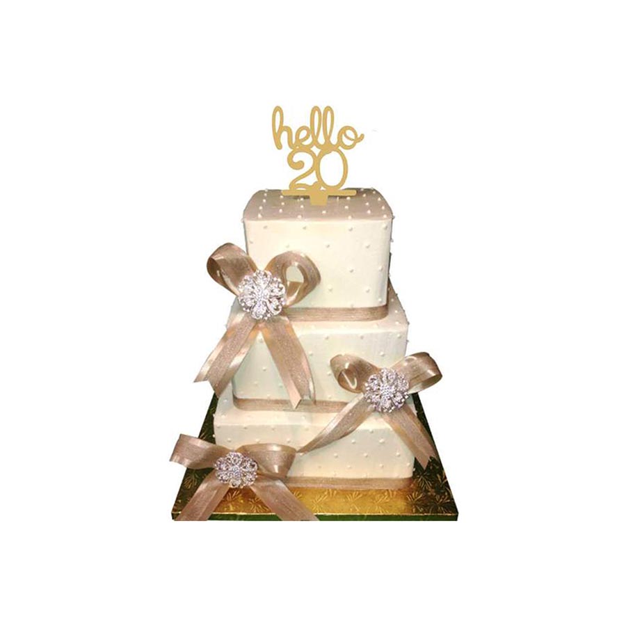 Διακοσμητικό Topper Τούρτας "Hello 20"