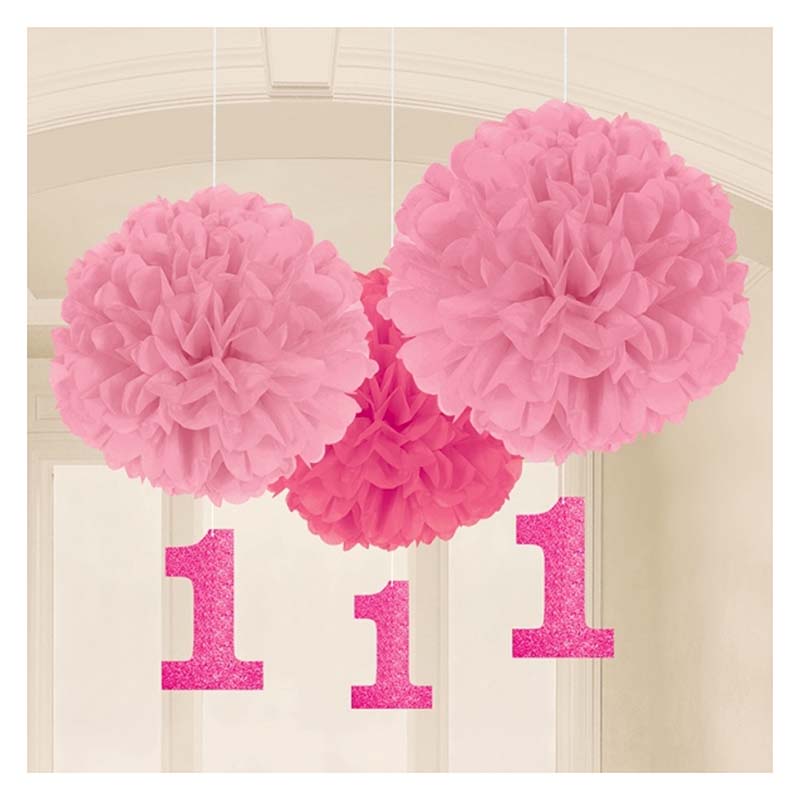 Χάρτινα κρεμαστά διακοσμητικά για πρώτα γενέθλια