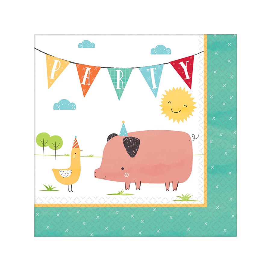 Χαρτοπετσέτα φαγητού Banyard 33εκ 16τεμ