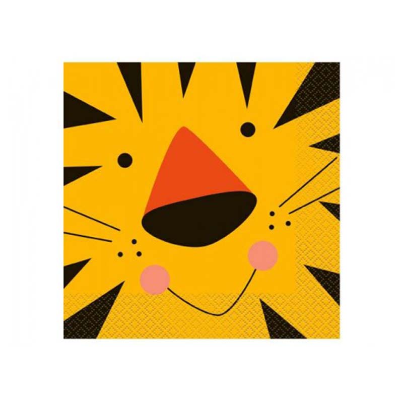 Χαρτοπετσέτα δίφυλλη σε θέμα ζωάκια της ζούγκλας